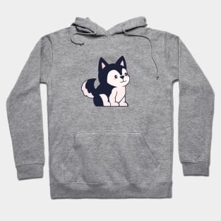 Husky Sits Hoodie